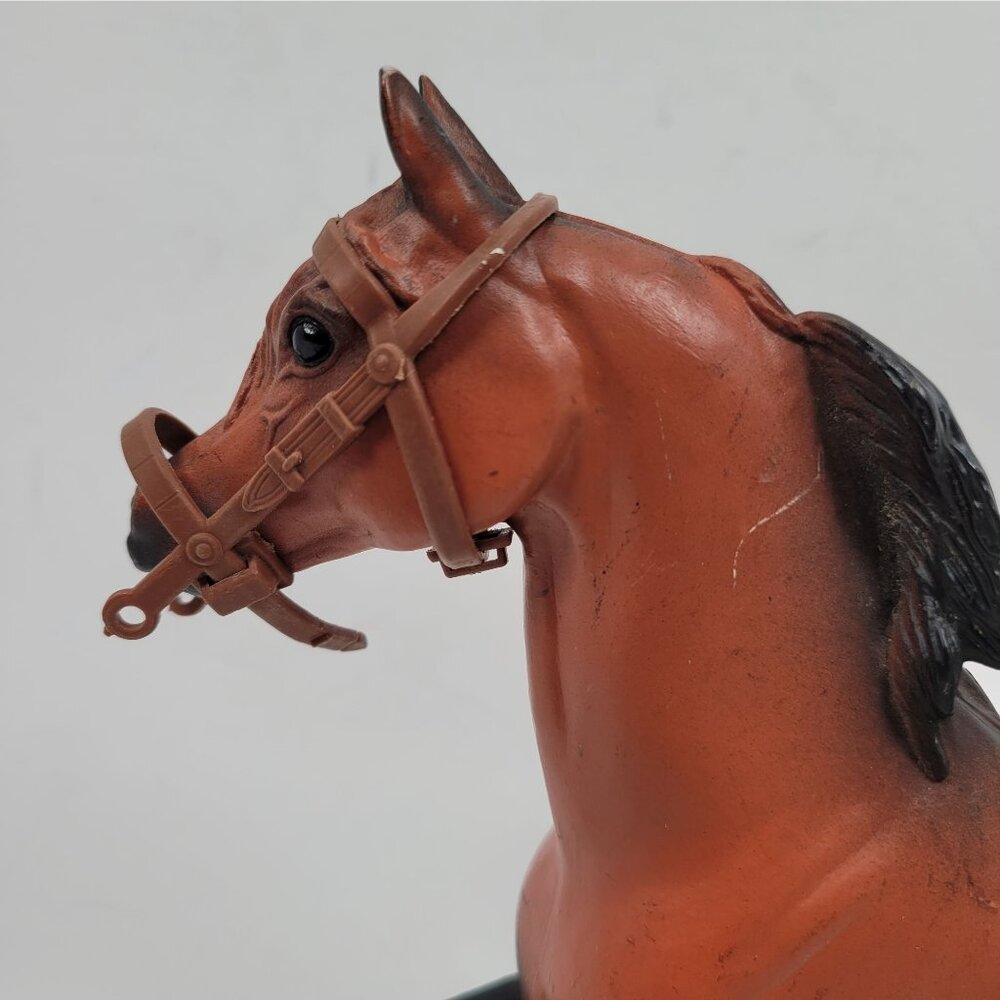 Blue Ribbon Ranch Collectible Brown Horse with Accessories - Picture 6 of 12